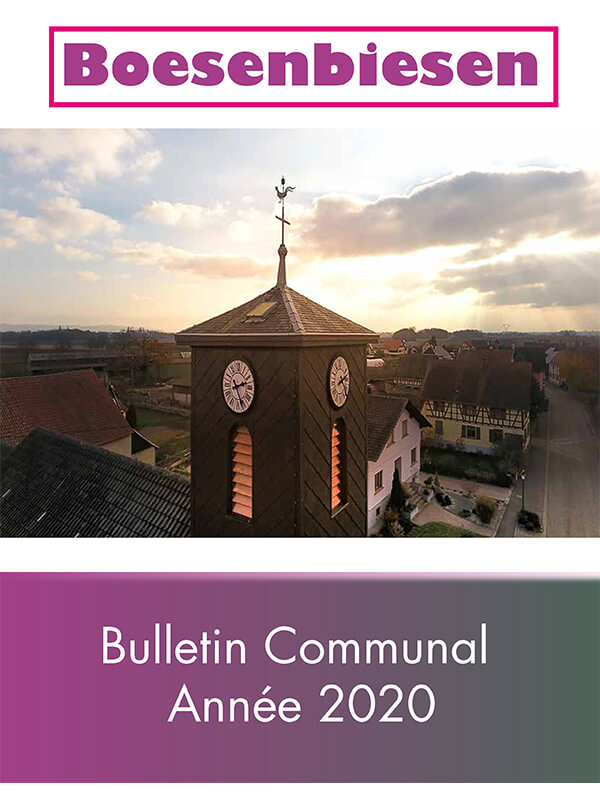 Bulletin municipale Boesenbisen 2020