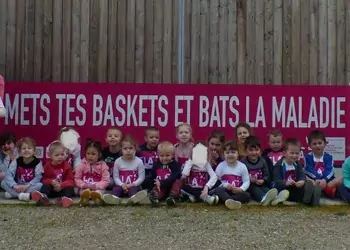 Cinquante-huit élèves de la petite section au CM2 du RPI Boesenbiesen - Schwobsheim ont participé à la course ELA, le lundi 15 avril