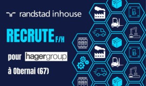 randstad recrute pour Hager à Obernai