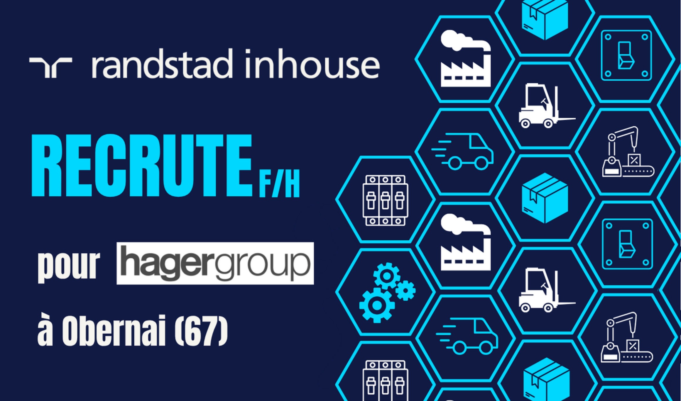 randstad recrute pour Hager à Obernai