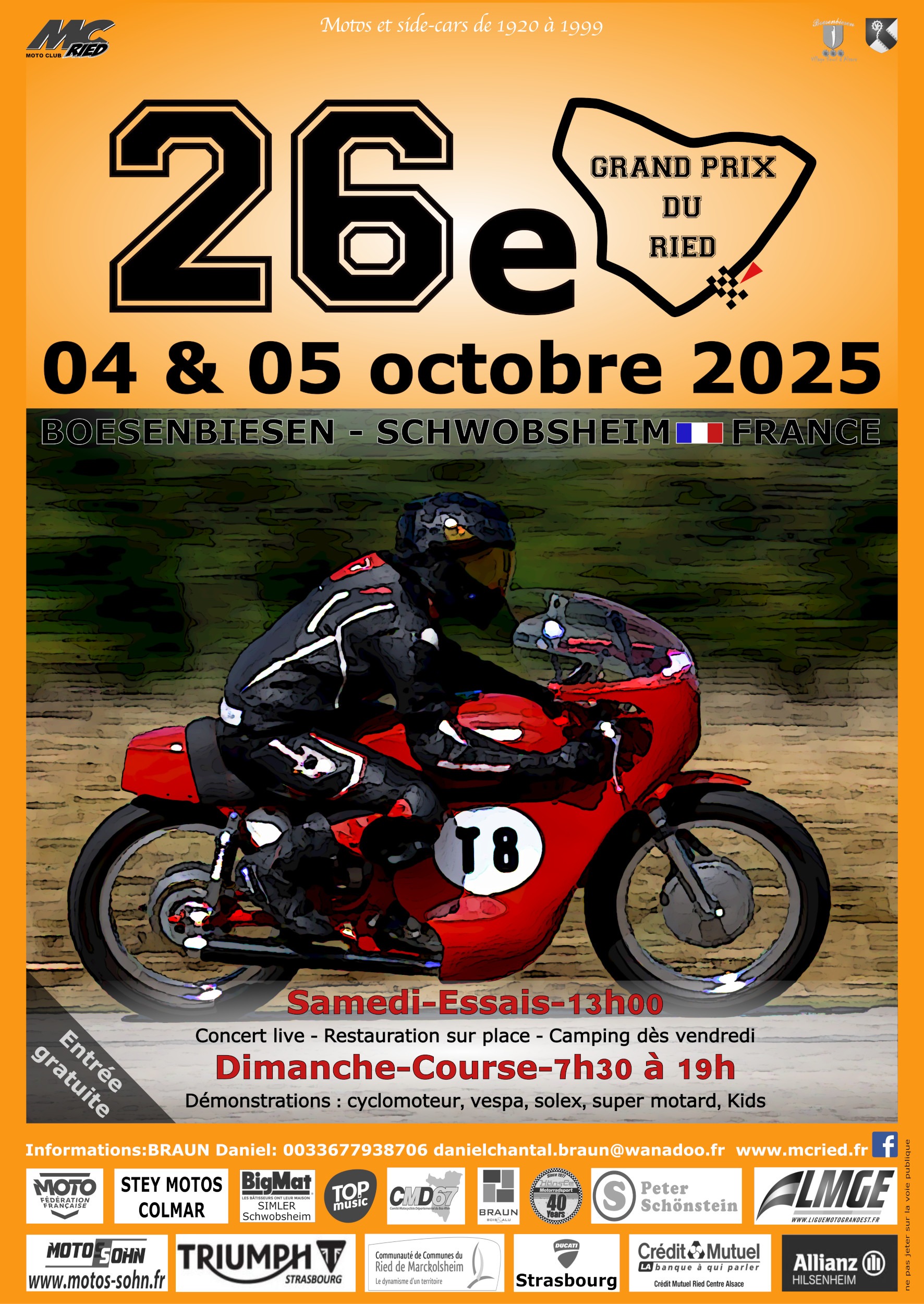 Grand Prix du Ried les 4 et 5 octobre
