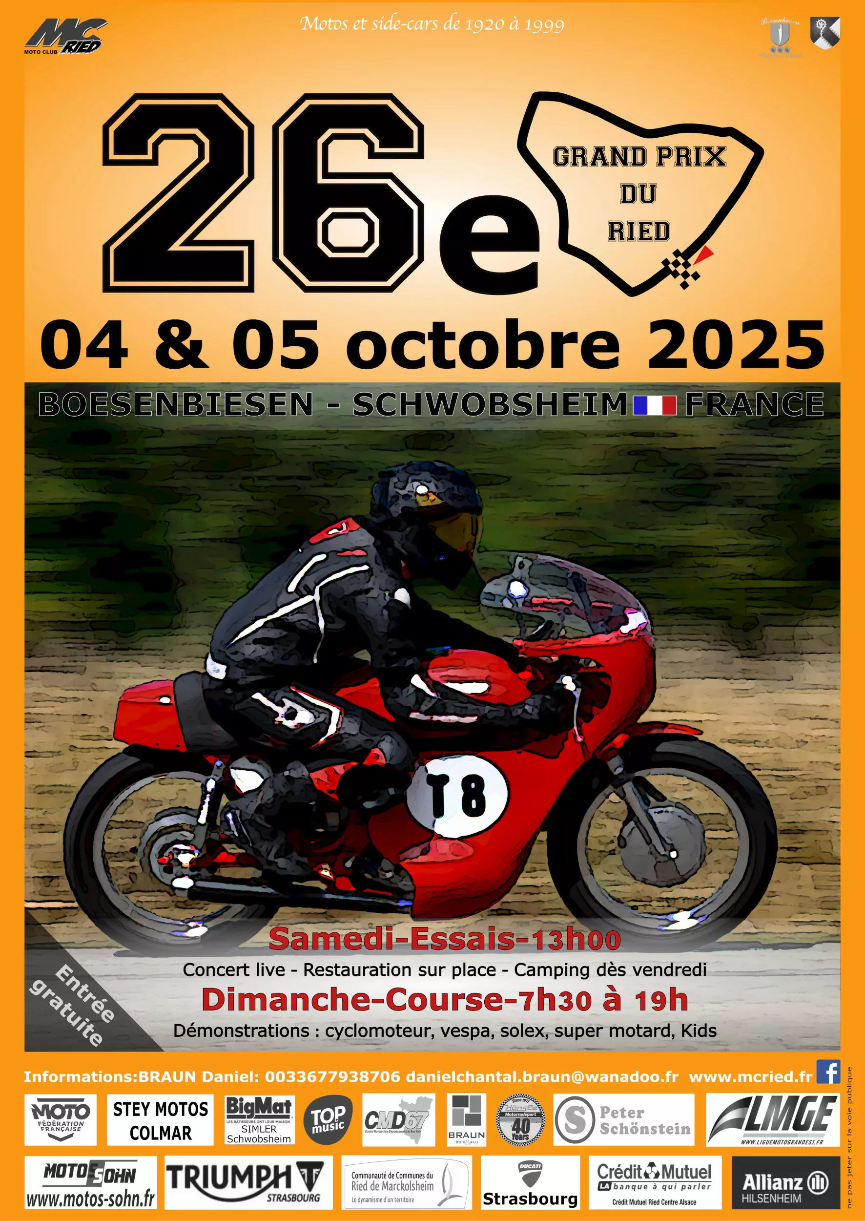 affiche du 26ème Grand Prix du Ried