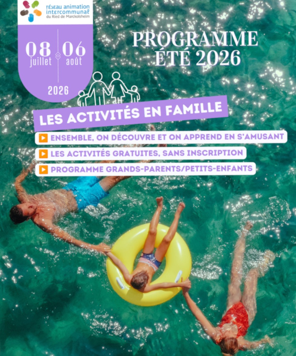 Été 2026 : activités en famille du RAI